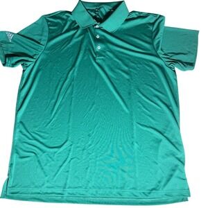 New men's Adidas Golf polo with UFP 50. Green size XL. NWT. Retails for 68.
